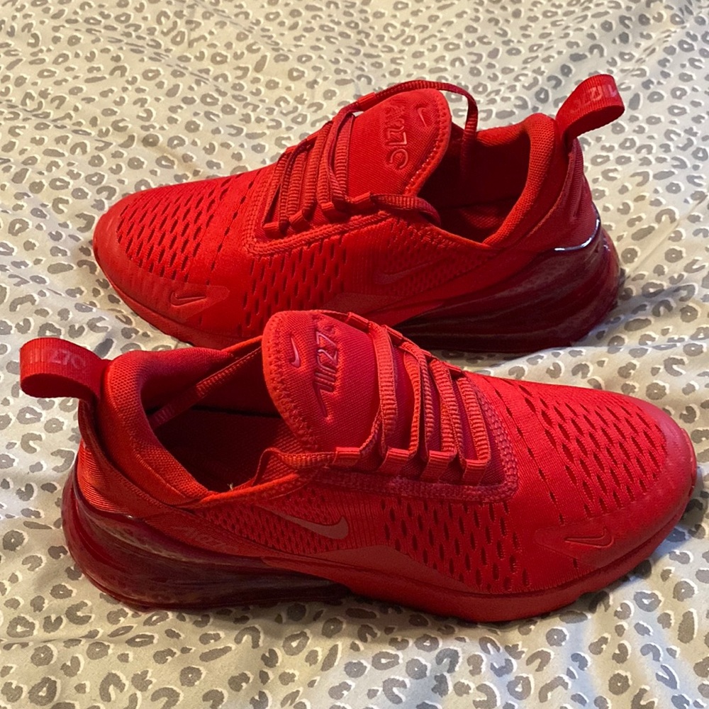 All red Nike Air7c .